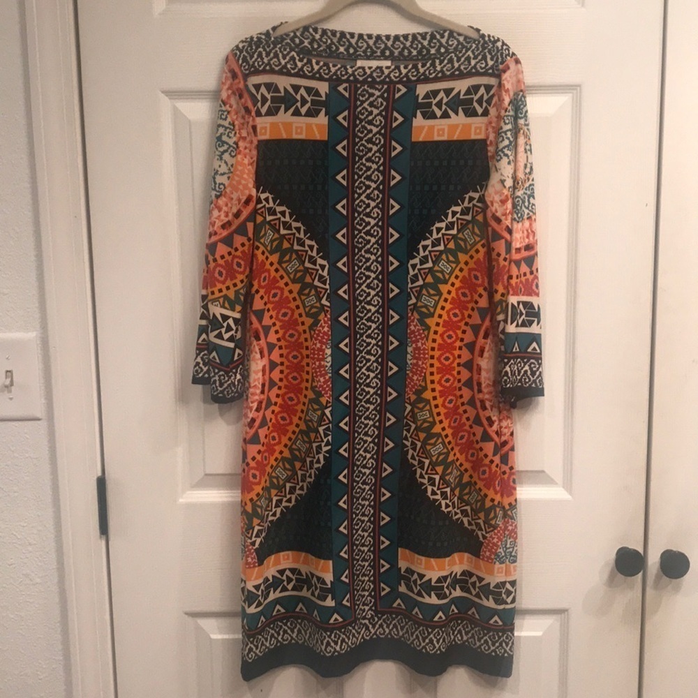 Eci size 8 pullover dress. 3/4 length sleeves.